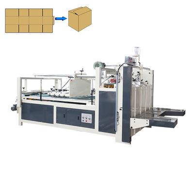 0-40 pieces/min Semi Auto carton  Box Folder Gluer Machine Easy To Operate