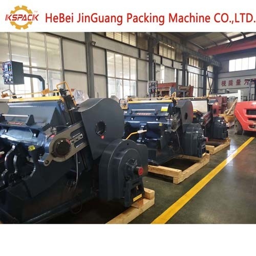 Pizza Box Corrugated Box Die Cutting Machine Multi Purpose Black