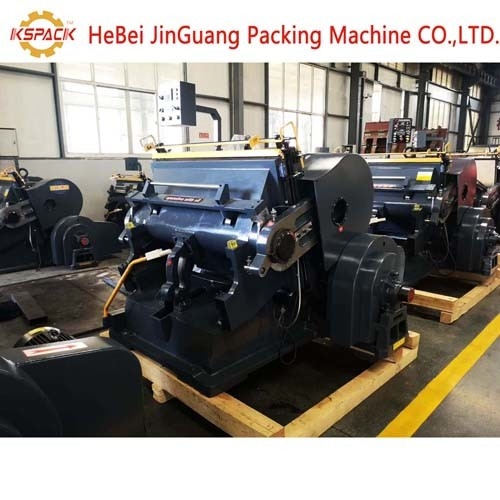 Pizza Box Corrugated Box Die Cutting Machine Multi Purpose Black