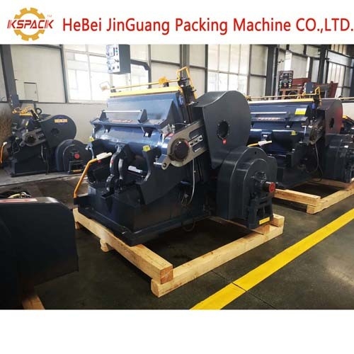 Pizza Box Corrugated Box Die Cutting Machine Multi Purpose Black