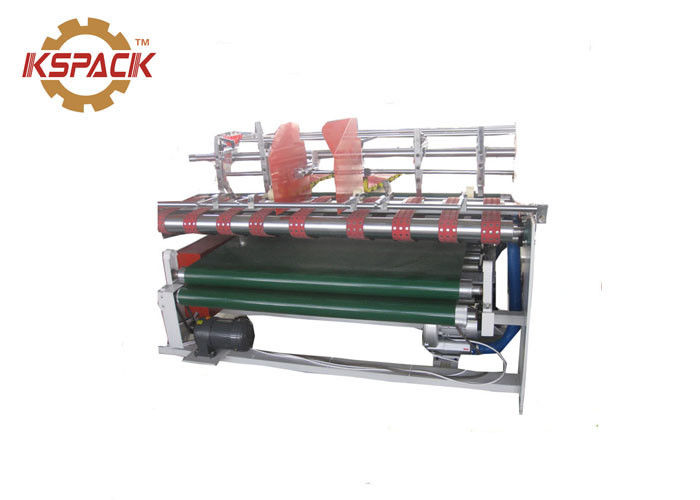 3.2kw Manual Feed Carton Automatic Gluing Machine Corrugated Box 2200mm